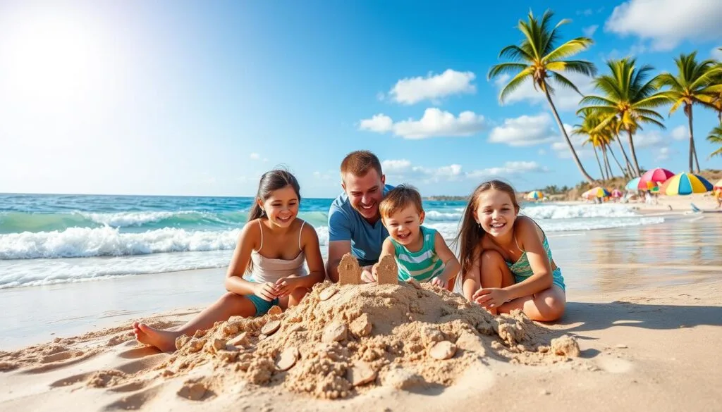 Family activities during vacation